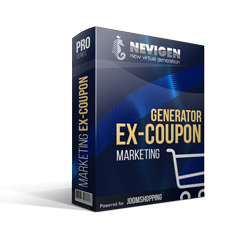 Advanced coupon generator for JoomShopping 5+
