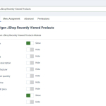 Recently viewed  products JoomShopping 5+
